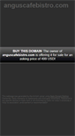 Mobile Screenshot of anguscafebistro.com