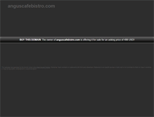 Tablet Screenshot of anguscafebistro.com